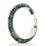 Kék opál férfi karkötő