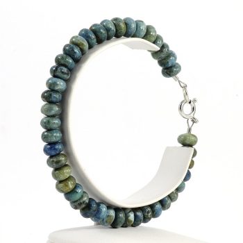 Kék opál férfi karkötő