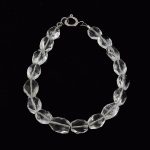 Köves ásványi ékszer Akvamarin amorf karkötő