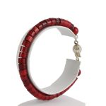 Köves ásványi ékszer Színezett korall karkötő