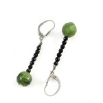 Szerpentin patent fülbevaló