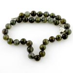 Köves ásványi ékszer. Labradorit golyók nyaklánc