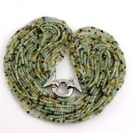 köves ásványi ékszer perui opál golyók nyaklánc