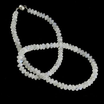 köves ásványi ékszer holdkő amorf nyaklánc tel