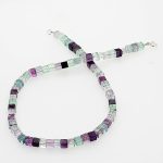 Fluorit kockák nyaklánc