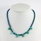 Krizopráz és apatit nyaklánc