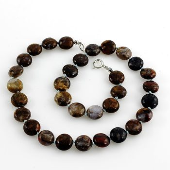 Petersit csomózott nyaklánc