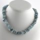 Akvamarin kavicsok nyaklánc