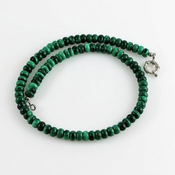 Malachit korongok nyaklánc