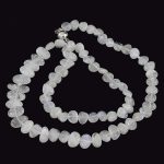 Köves ásványi ékszer Holdkő ovális ok nyaklánc