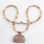 Peru opál nyaklánc medállal