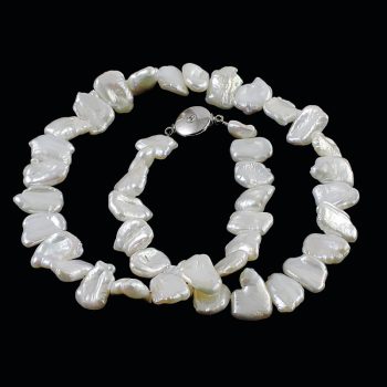 Köves ásványi ékszer Nyaklánc szabálytalan gyöngyökből