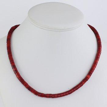 Köves ásványi ékszer Festett korall nyaklánc