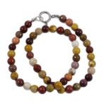 Köves ásványi ékszer. Mookait sima/fazettált nyaklánc