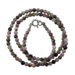 Köves ásványi ékszer Turmali és lepidolit mix nyaklánc