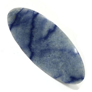 Köves ásványi ékszer kék kvarc hajcsat