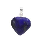 Köves ásványi ékszer lapis lazuli nagy szív medál