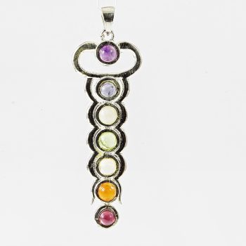 Köves ásványi ékszer Koronás csakra medál