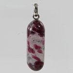 Köves ásványi ékszer Eudialyt (Oroszo.) medál 