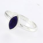 Köves ásványi ékszer Ezüst gyűrű lapis lazulival