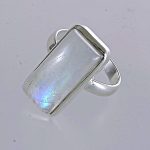 Köves ásv ányi ékszer Holdkő tégla gyűrű