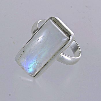 Köves ásv ányi ékszer Holdkő tégla gyűrű